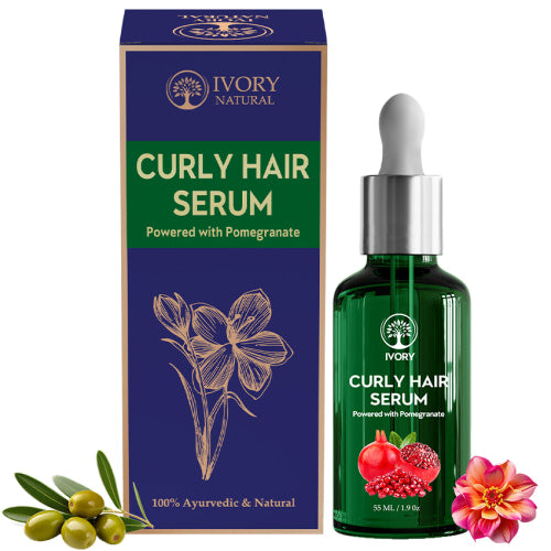 Buy Curly Hair Serum Frizz Free Curls Ivory Natural