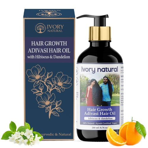 Main Image of Ivory Natural Hair Growth Adivasi Hair Oil 