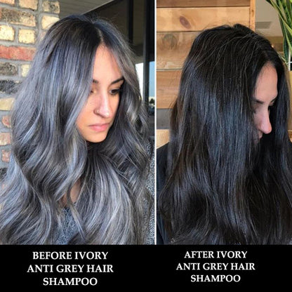 Ivory Natural -  Anti Grey Hair Combo Before & After