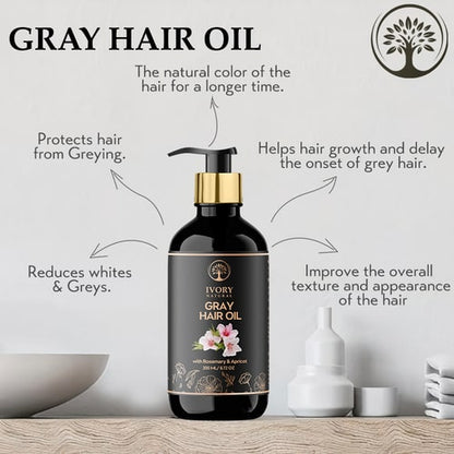 benefits of ivory natural best hair oil for gray hair