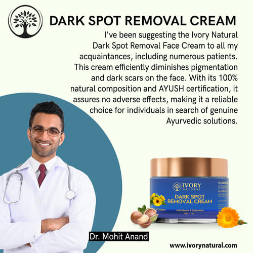 ivory natural dark spot removal face cream doctor image