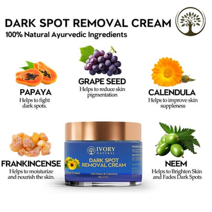 ivory natural dark spot removal face cream ingredients image