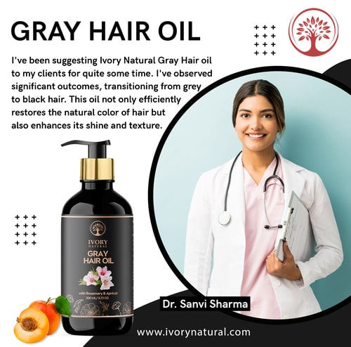 recommended by doctors  Ivory Natural hair oil white hair