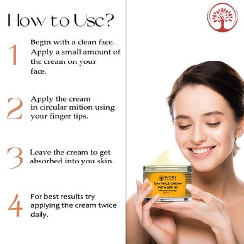 how to use Ivory Natural daytime face cream
