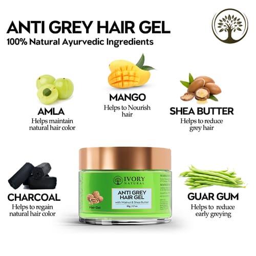 Buy Anti Grey Hair Gel Restore Natural Black Color