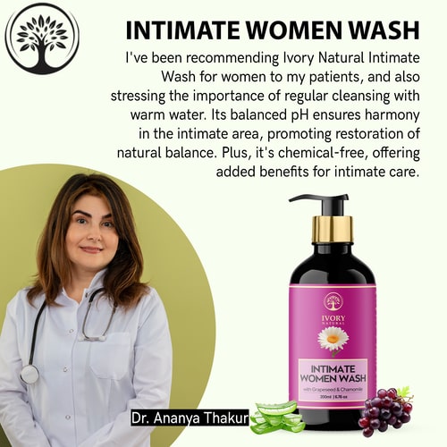 Ivory Natural Intimate Women Wash - recommended  by doctors