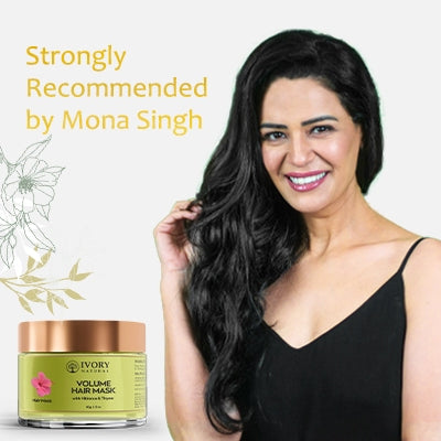 Ivory Natural Hair Volume Mask with mona