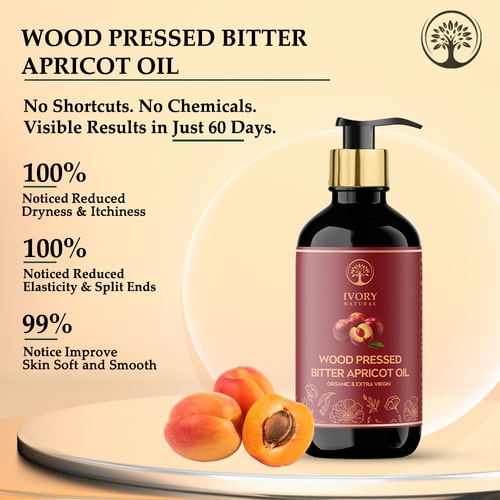 100% natural organic apricot oil for skin