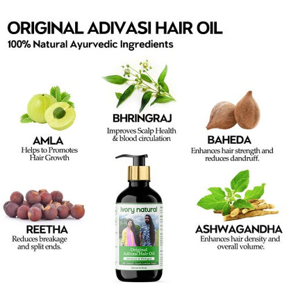 Ingredients of Ivory Natural Organic Adivasi Hair Oil