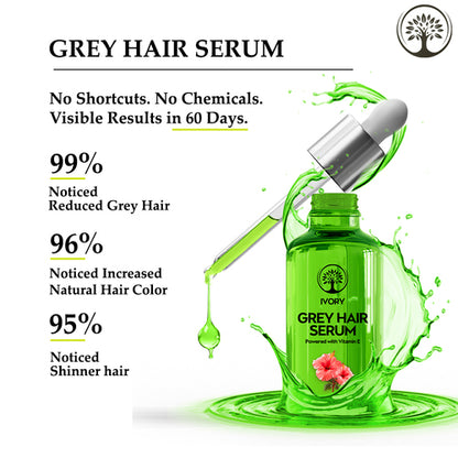 Ivory Natural -  Anti Grey Hair Combo Benefits