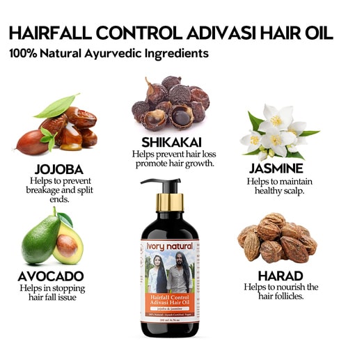 Ingridents used in adivasi hair regrowth oil