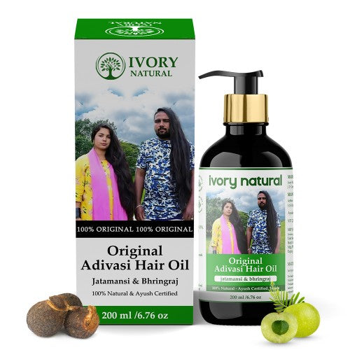 Ivory Natural Organic Adivasi Hair Oil Main Image 