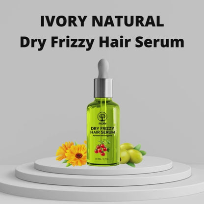 ivory natural dry frizzy hair serum viedo