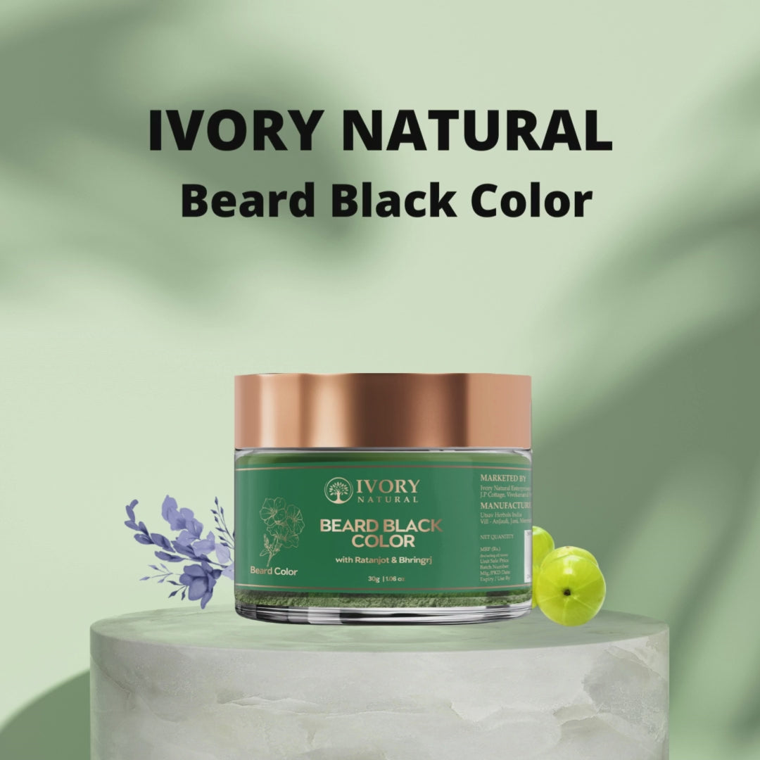 Ivory Natural Beard Black Color Video