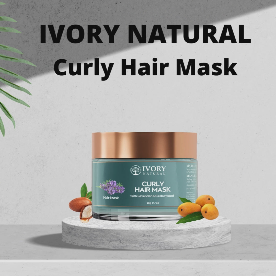 IVORY NATURAL Curly Hair Mask Video