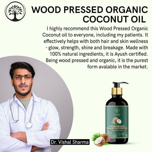 Ivory Natural wood pressed coconut oil doctor image