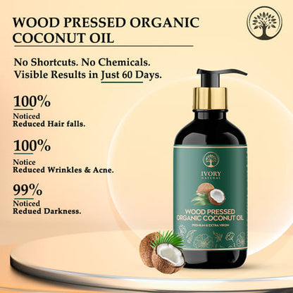 Ivory Natural Wood Pressed Coconut Extra Virgin Oil Result Image 